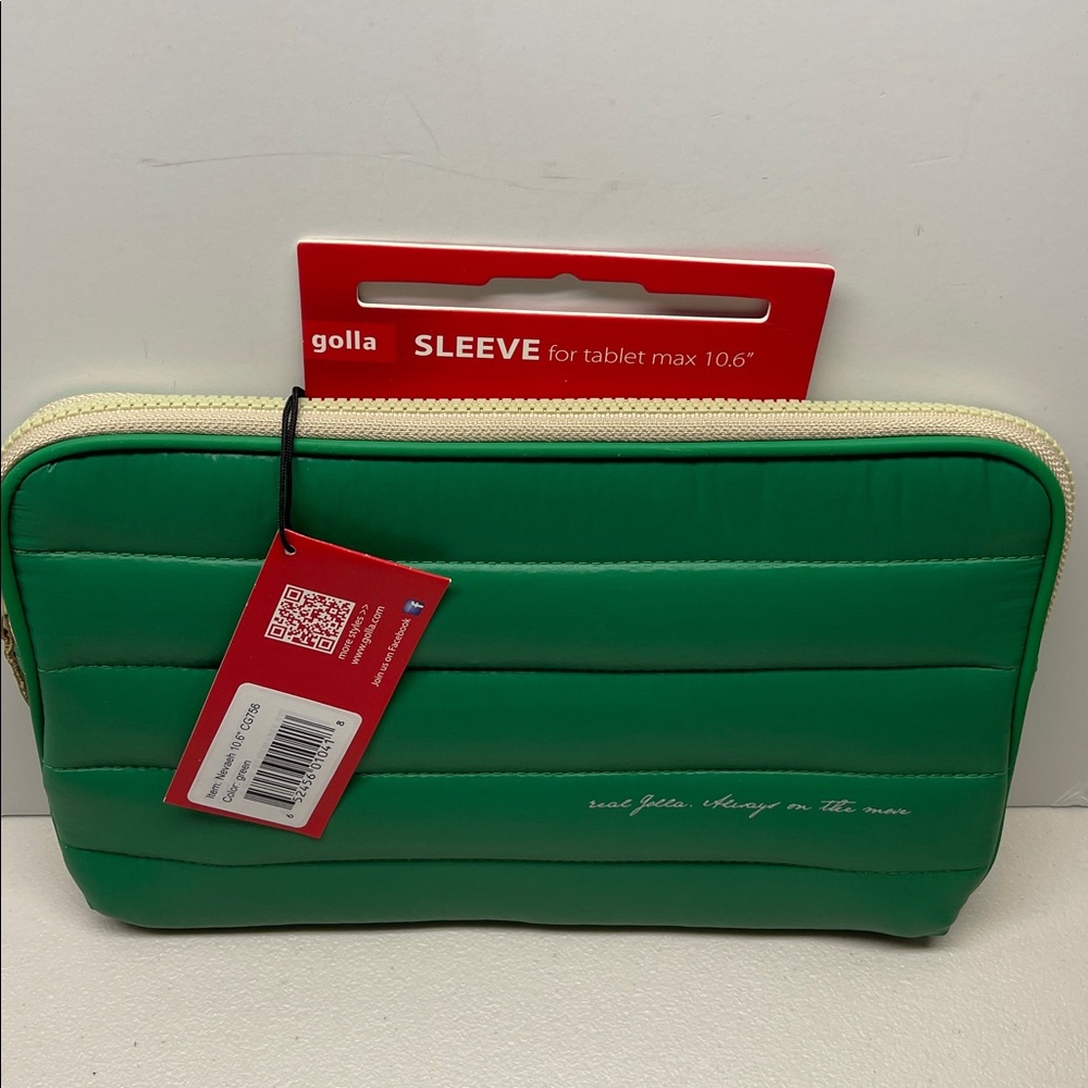 GOLLA 10.6 TAB SLEEVE  Green. NEW - Picture 4 of 4